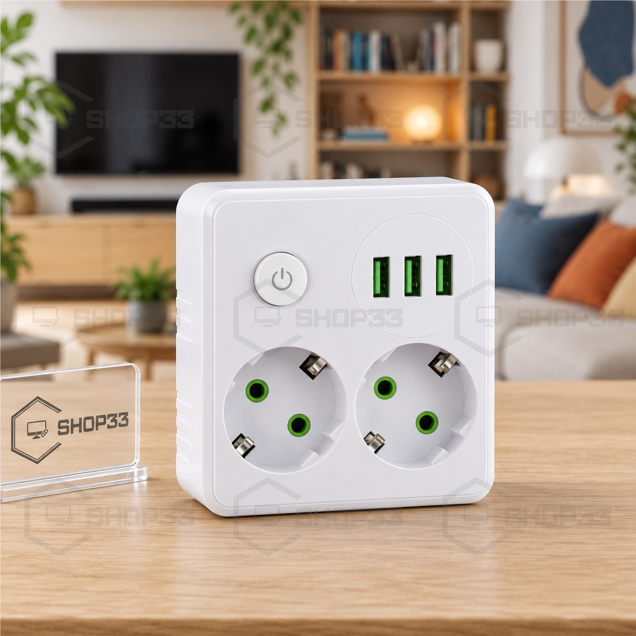 5u1 Utičnica sa 3 USB porta