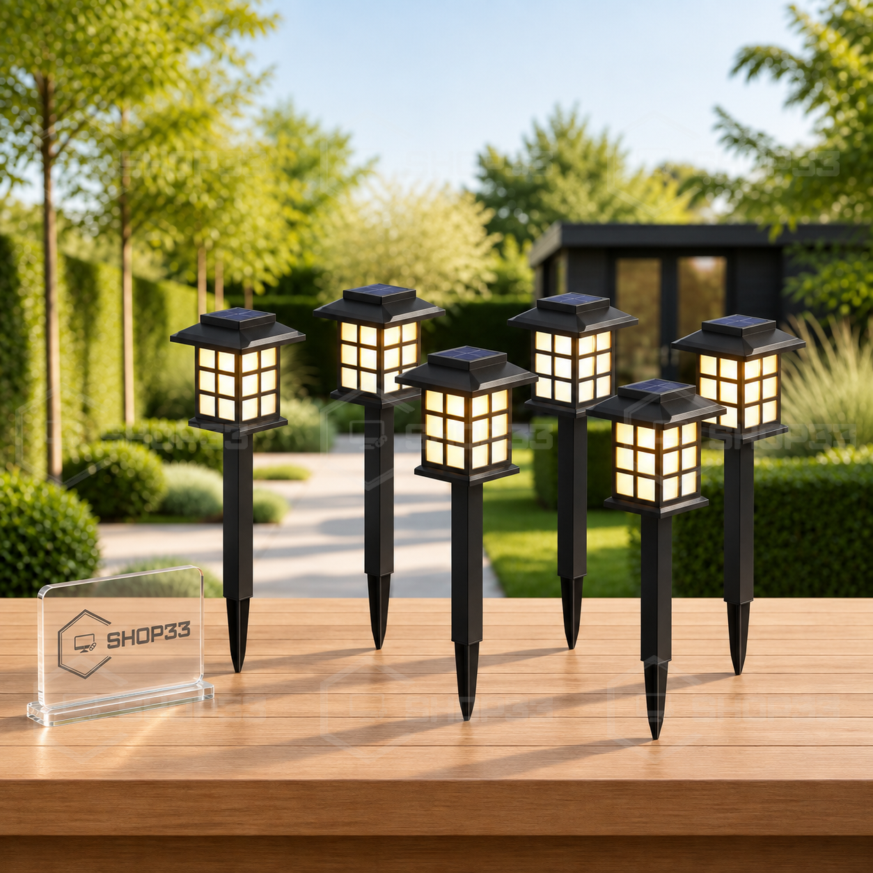 LED Solarne Baštenske Lampe 6 Komada - Image 3