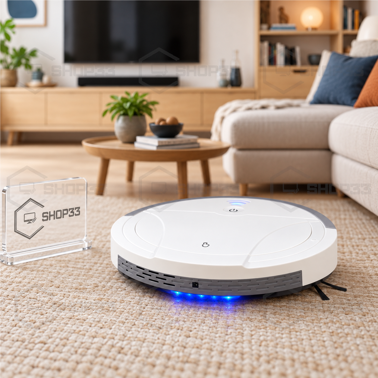 5u1 Pametni Robot Usisivač Beli - Image 3