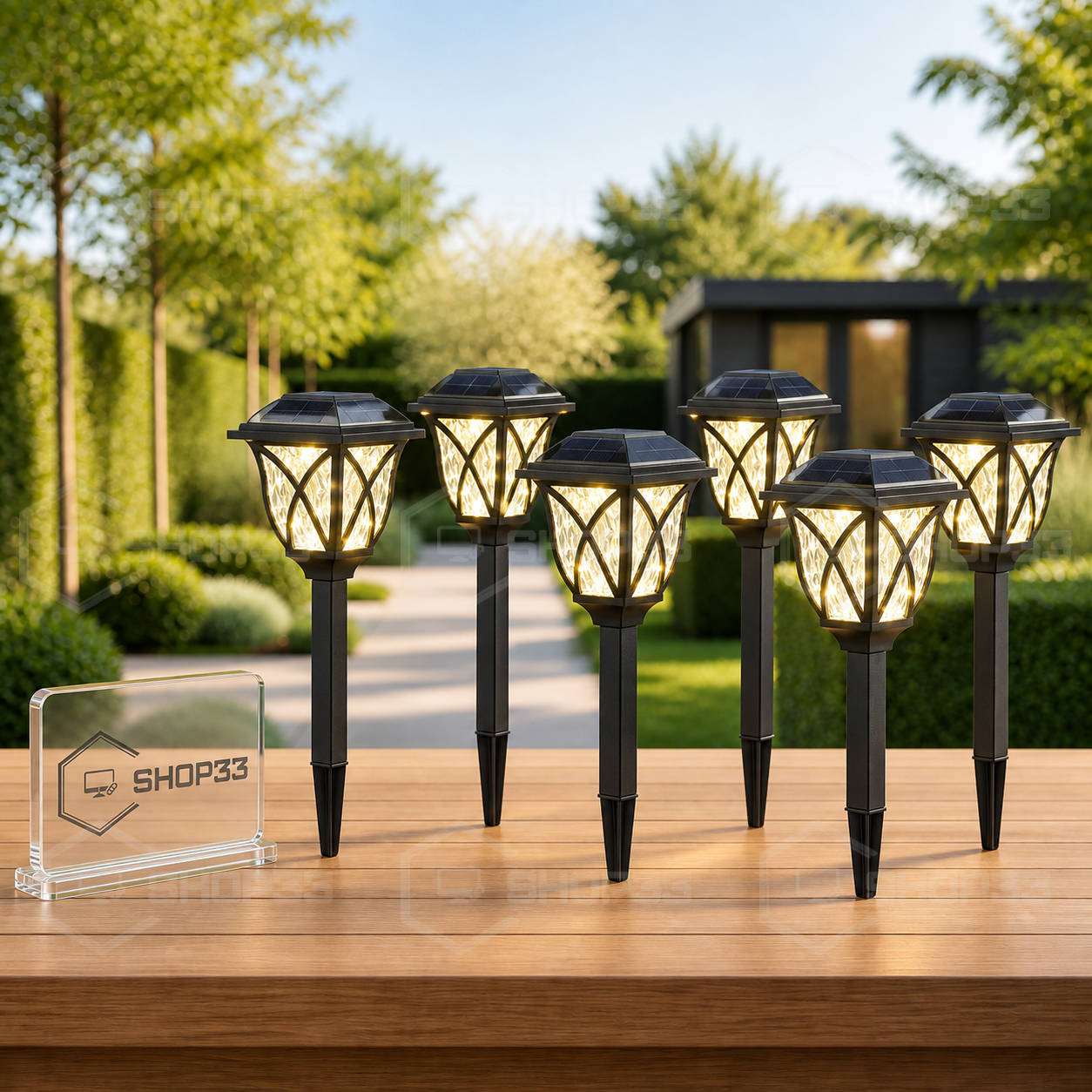LED Solarne Lampe sa Senzorom 6 Komada - Image 4