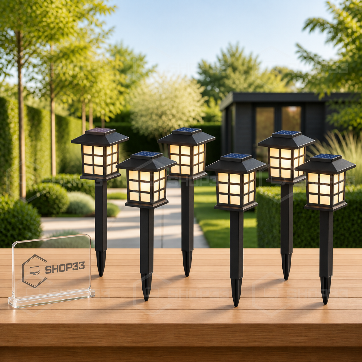 LED Solarne Baštenske Lampe 6 Komada - Image 4