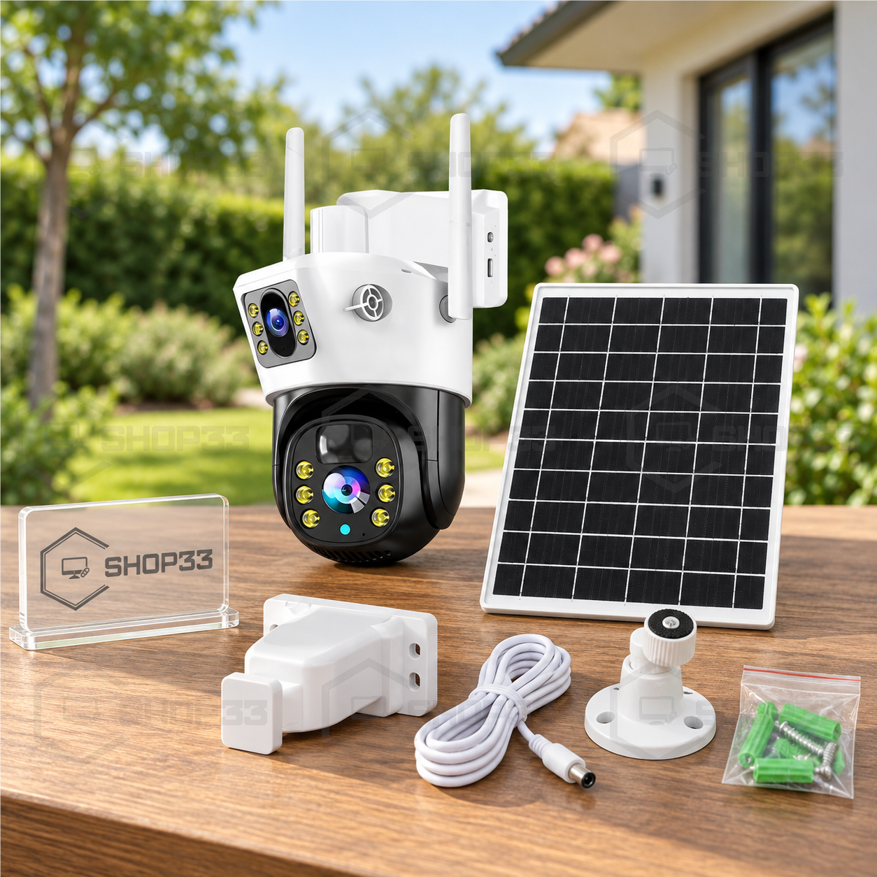 Bežična Solarna Dupla Kamera 8mpix - Image 3