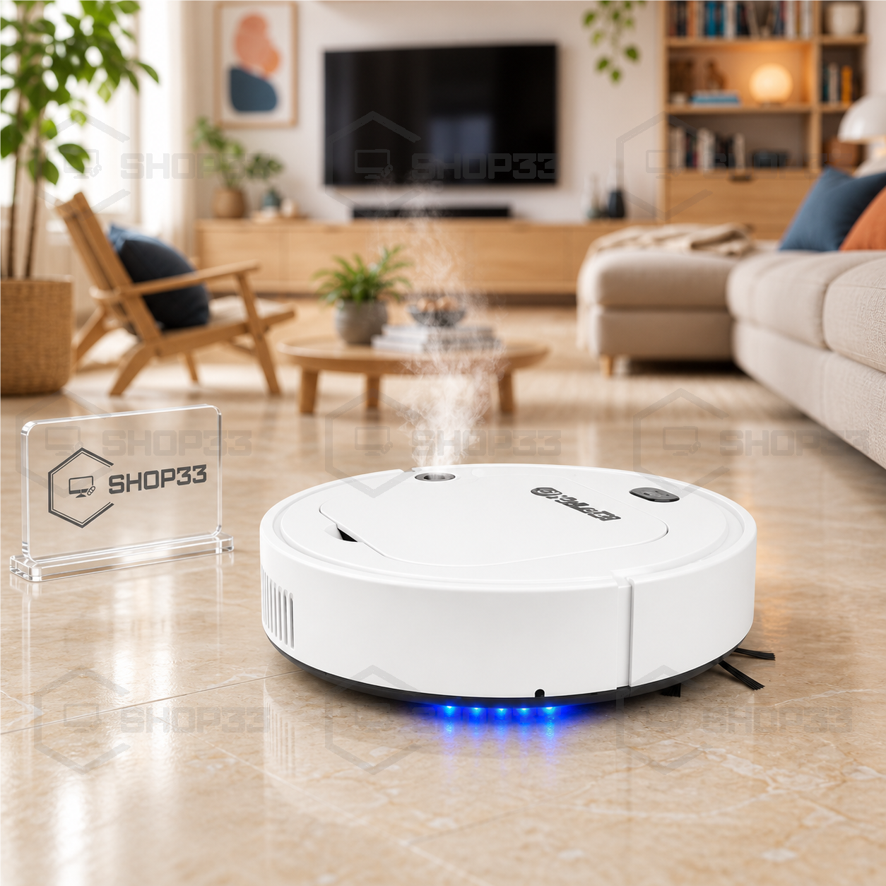 5u1 Pametni Robot Usisivač Beli - Image 4