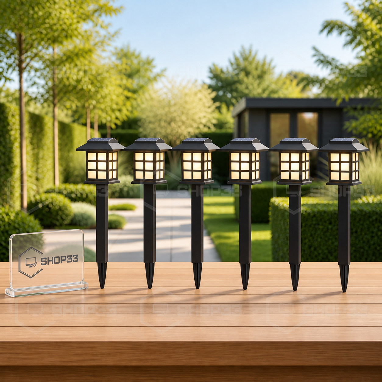 LED Solarne Baštenske Lampe 6 Komada - Image 5