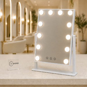 04-detalj-komandi LED Ogledalo za Šminkanje 12 Sijalica