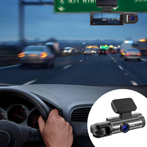 Auto kamera za snimanje vožnje napred i unutra - Image 2