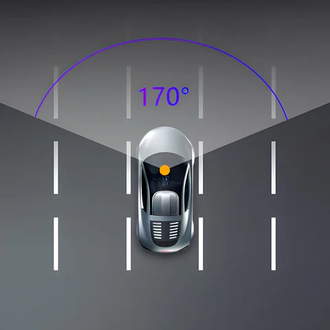 Auto kamera za snimanje vožnje napred i unutra - Image 4