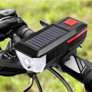 Solarna led lampa za bicikl sa sirenom