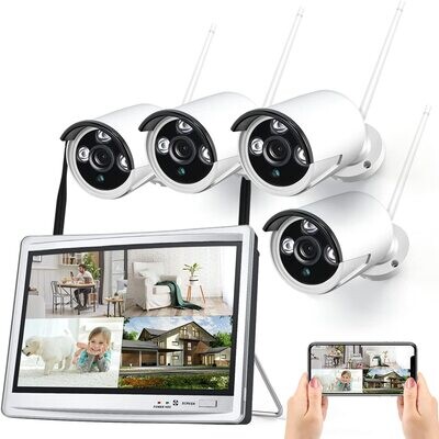 Video Nadzor NVR Monitor I 4 Kamere 1080P - Image 3
