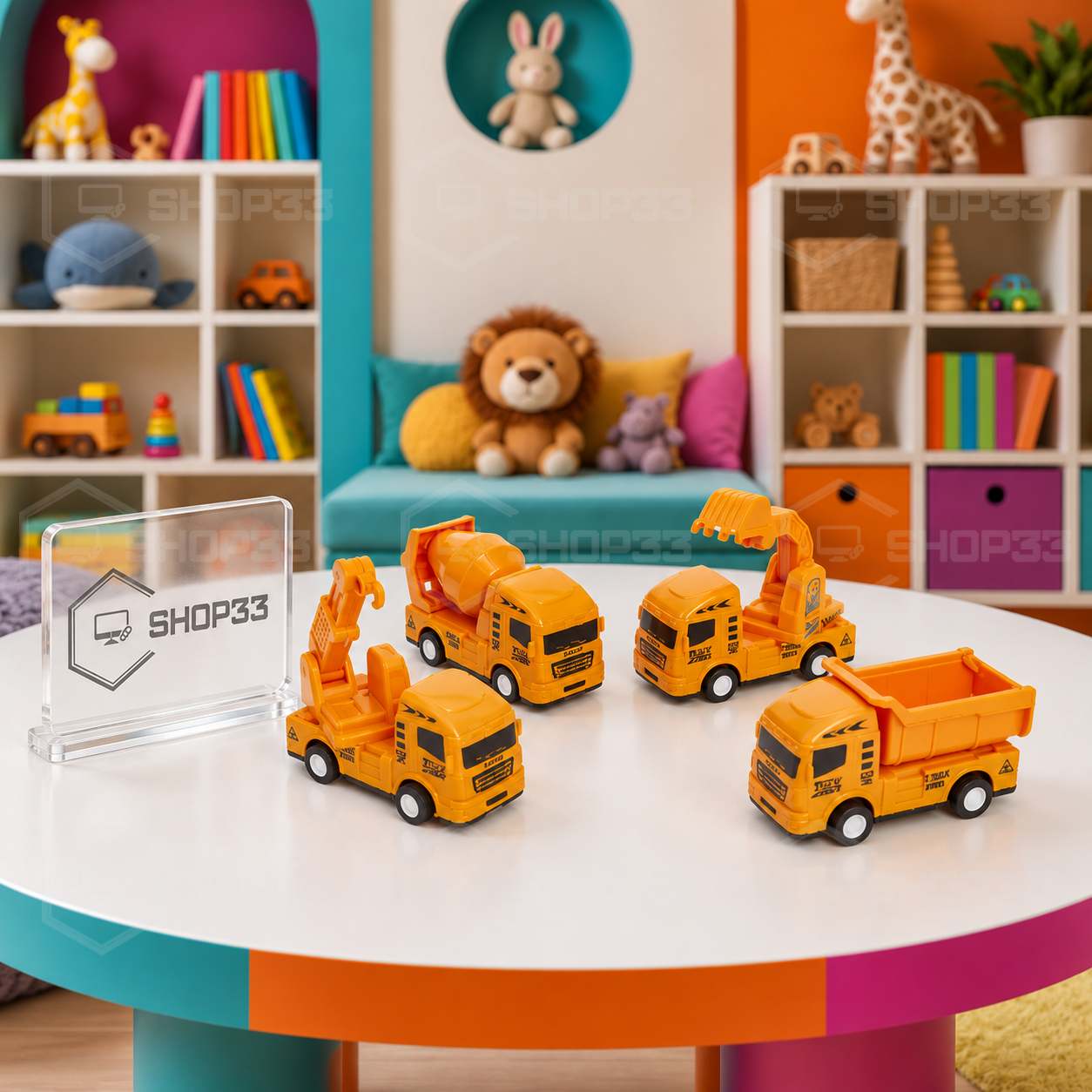 TRUCK POWER Mini Set Gradjevinskih Kamiona