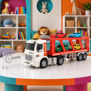 01 Igračka Kamion sa 4 Automobila 1:24