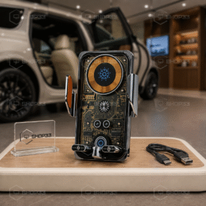 2u1 Auto Držač za Telefon sa Bežičnim Punjenjem