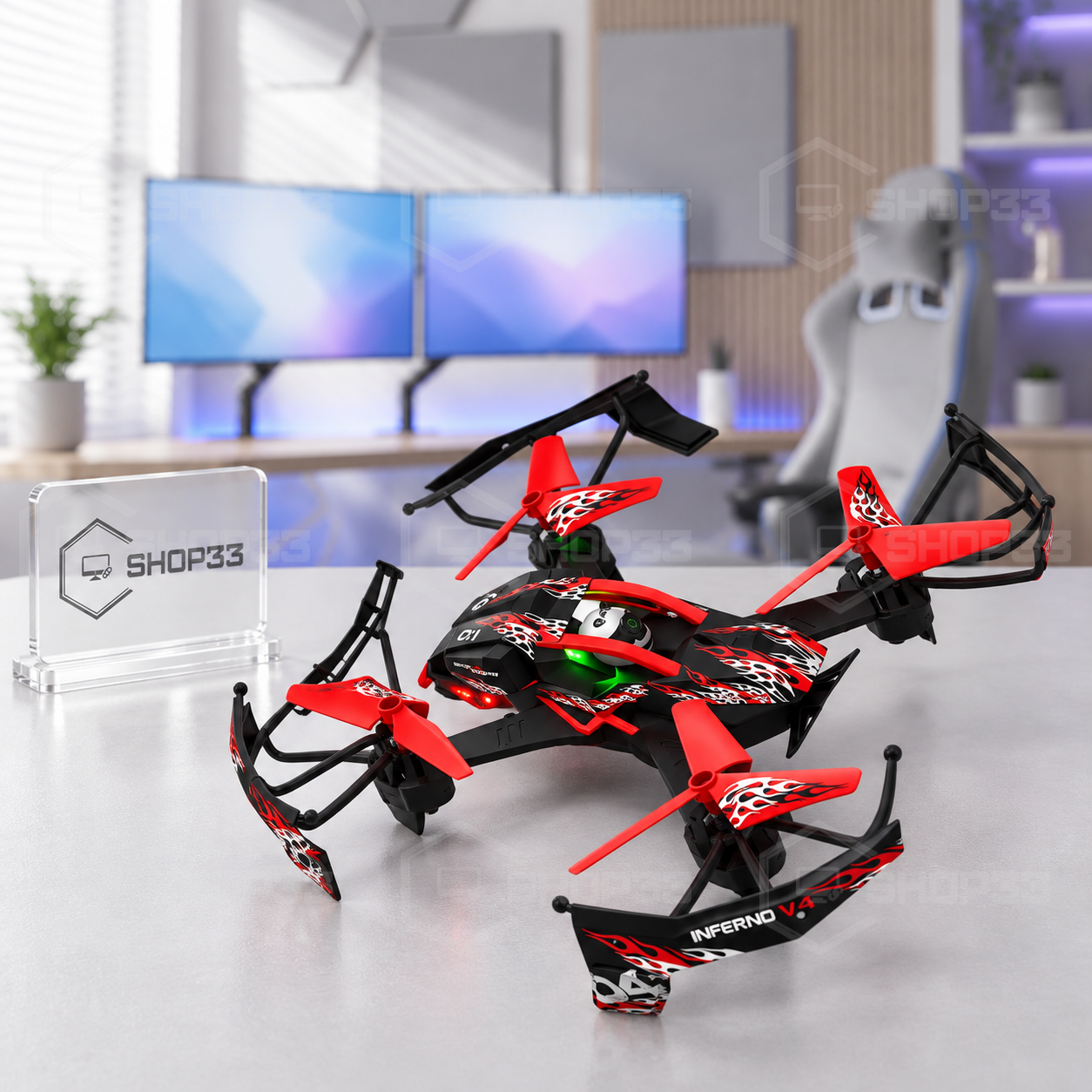 DRSNE RC Dron na Daljinski LED