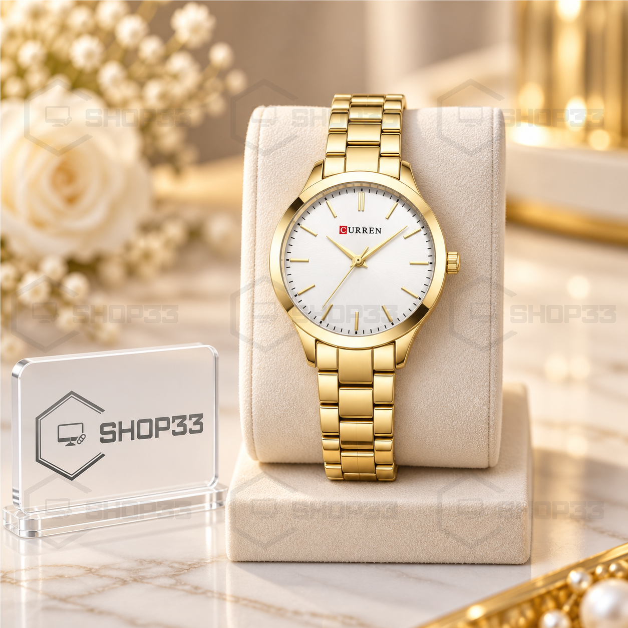 Curren 9007 Gold Ženski Sat 33mm
