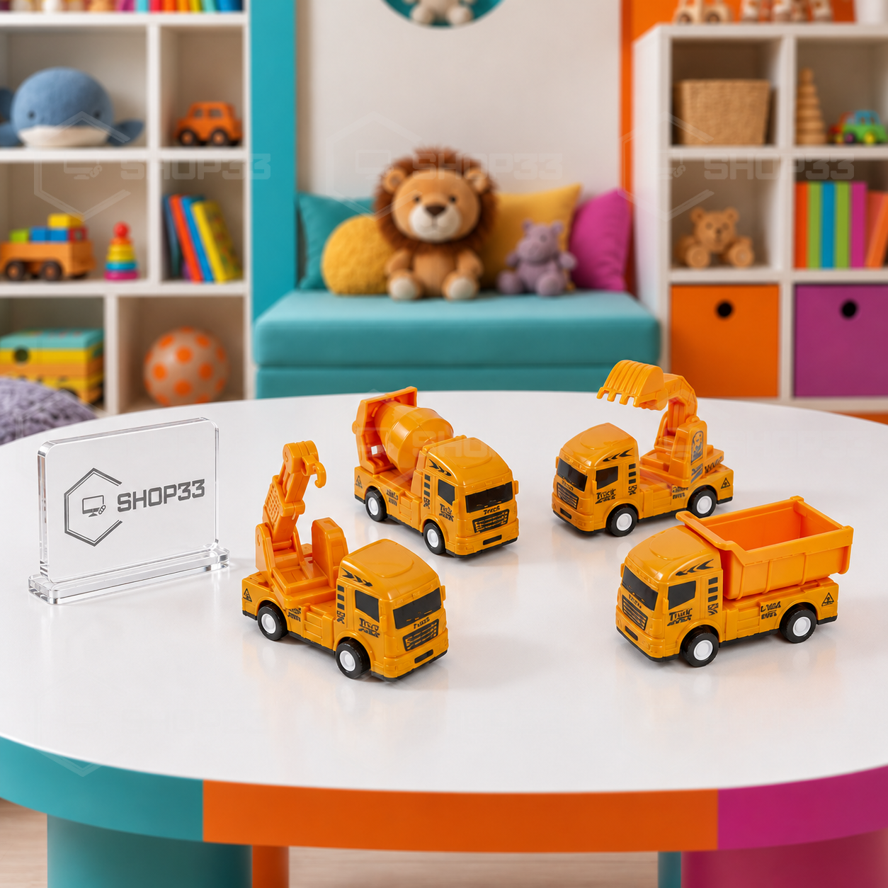 TRUCK POWER Mini Set Gradjevinskih Kamiona - Image 3