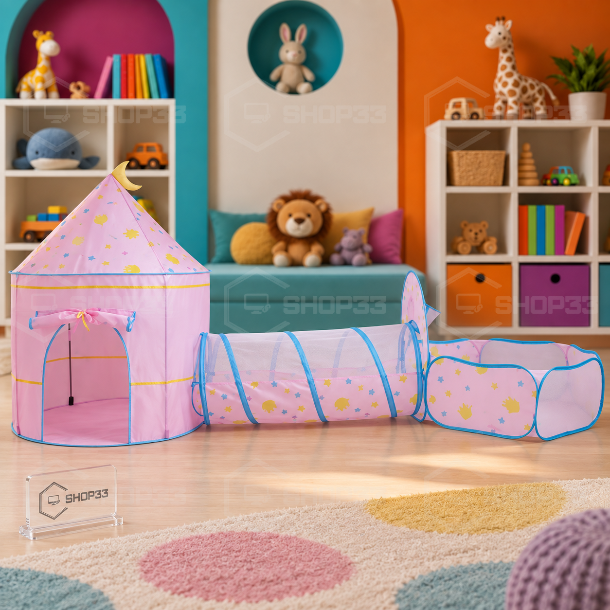PRINCE&PRINCESS Castle Tent Dečiji Šator 140cm - Image 3