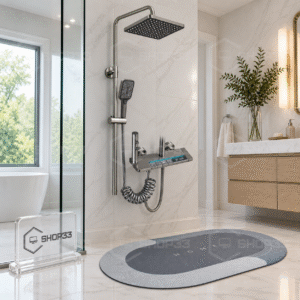 04 AQUA ELEGANCE Displej Tuš + Upijajuća Podloga za Kupatilo