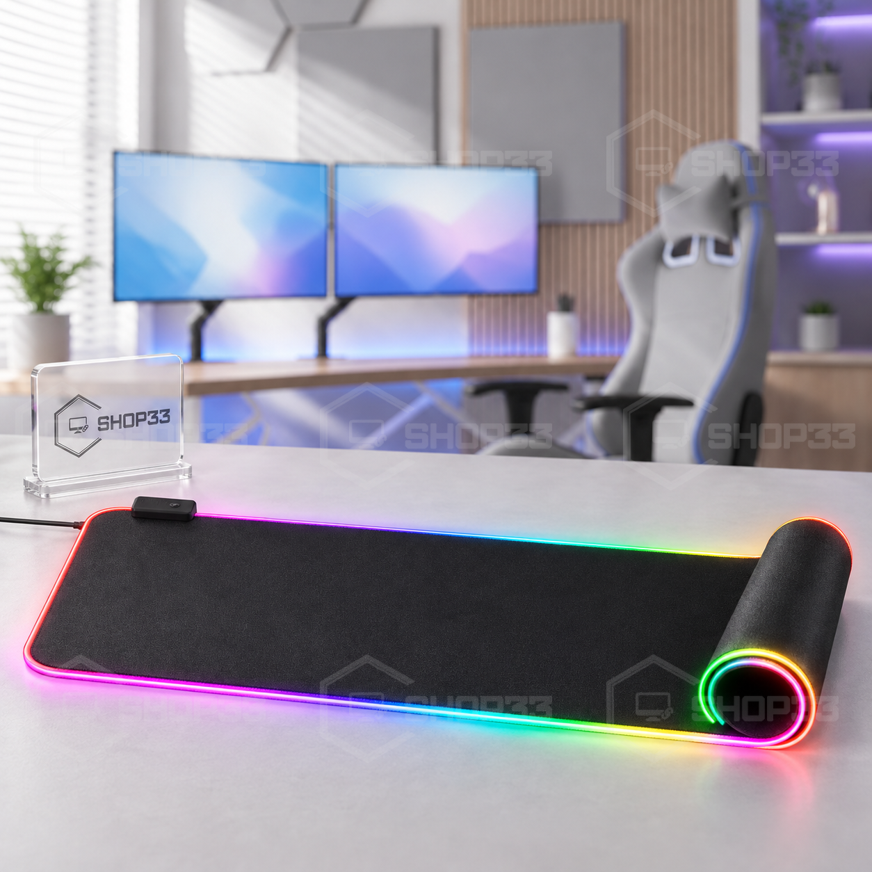 YELANDAR XL Gaming Podloga za Miš RGB - Image 4