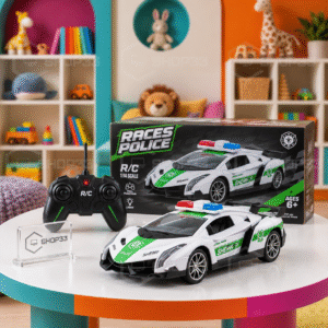 RACES POLICE RC Policijski Auto na Daljinski 1:14