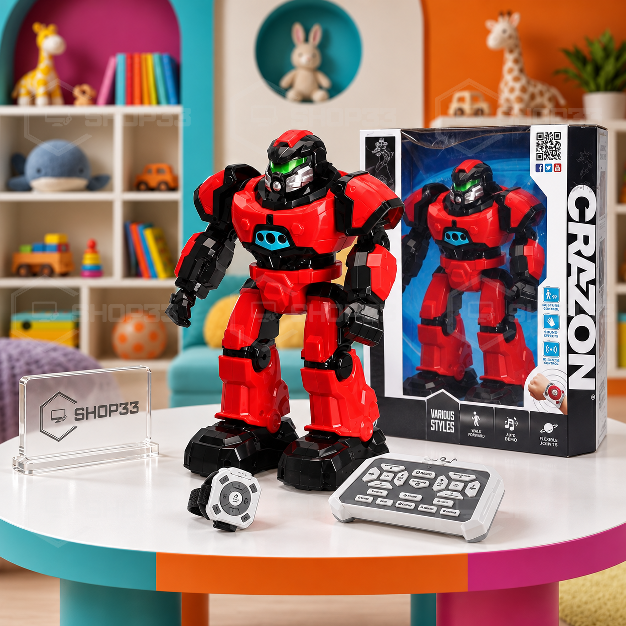 ROBUT RC Robot na Daljinski Sa Efektom Dima - Image 4