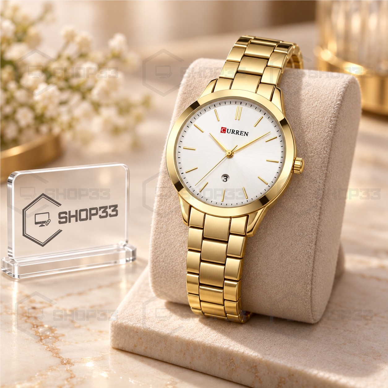 Curren 9007 Gold Ženski Sat 33mm - Image 5