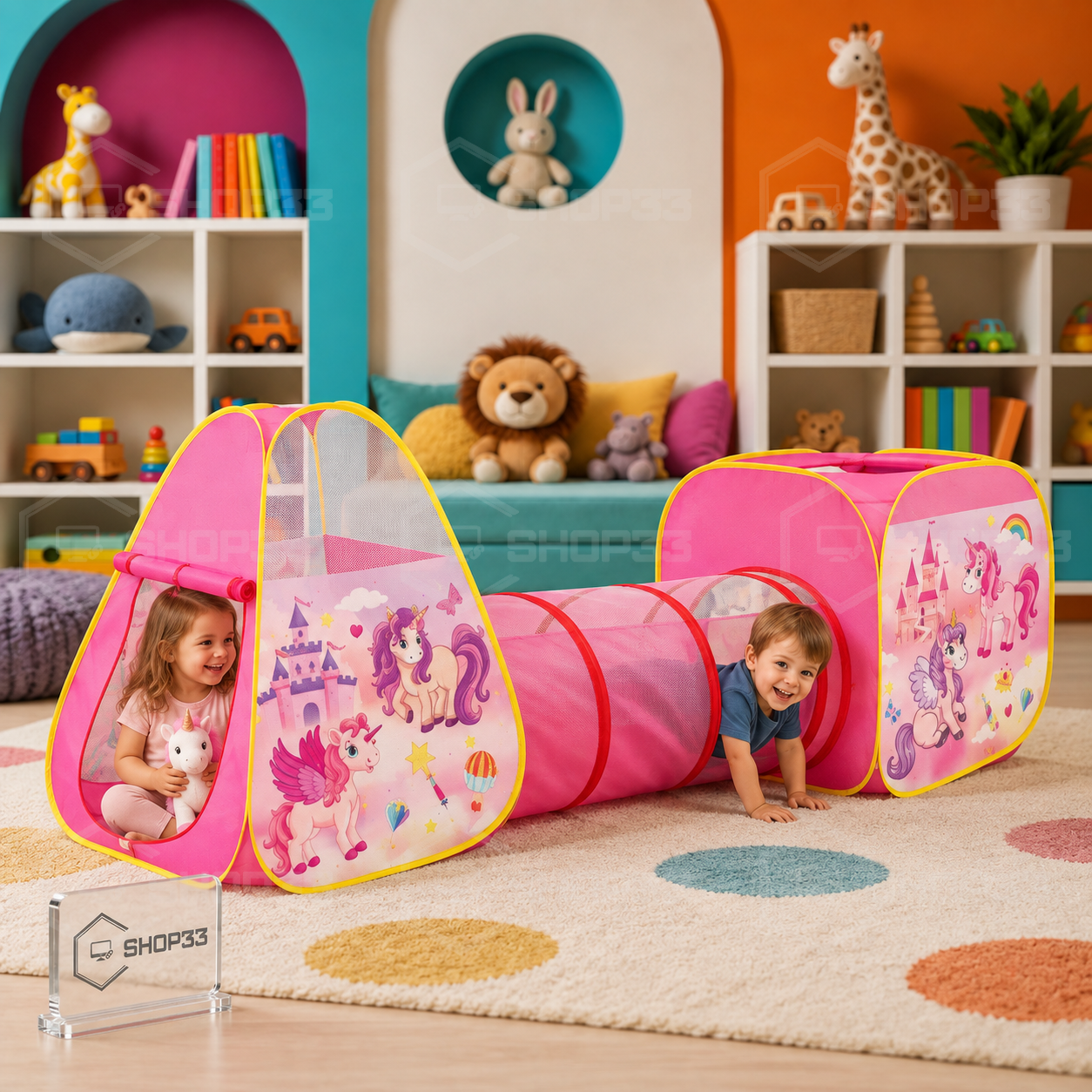 PLAY TENT Sklopivi Dečiji Šator - Image 2