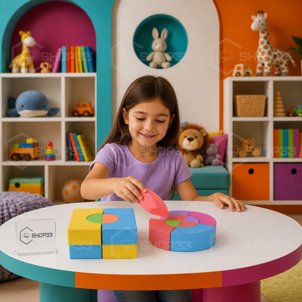 FUN FOAM BLOCKS Set Od 52 Mekane Kocke - Image 2