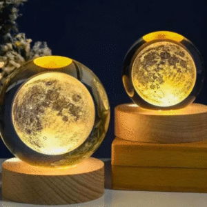 1 3D Kristalna Lampa – Svemir i Planete