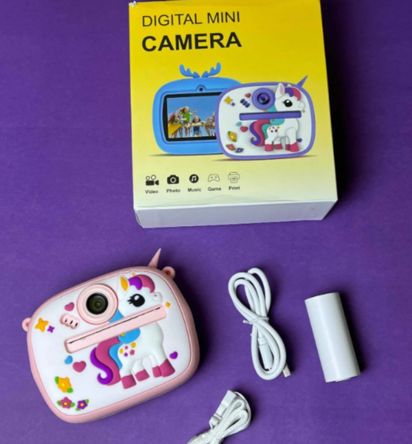 Mini Dečiji Fotoaparat sa Štampom 1080p - Image 3