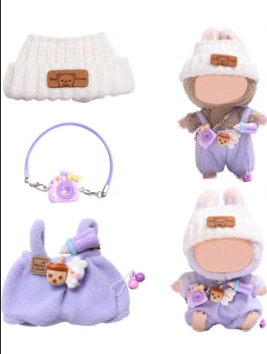 LABUBU Set Odeće i Aksesoara Za Lutku 17cm - Image 2