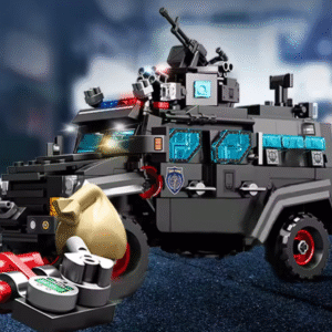 Građevinski Set Specijalnih SWAT policijskih vozila