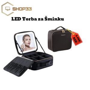Torba za Šminku sa LED Ogledalom