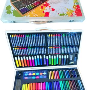 RLS 180-delni Dečiji Deluxe Drveni Prijenosni Umetnički Set za Bojenje i Slikanje