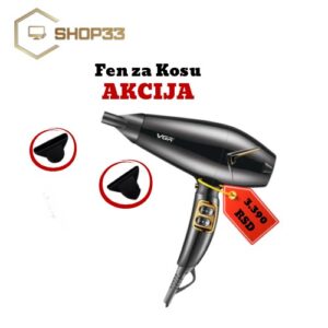 VGR Profesionalni Fen za Kosu 2200W