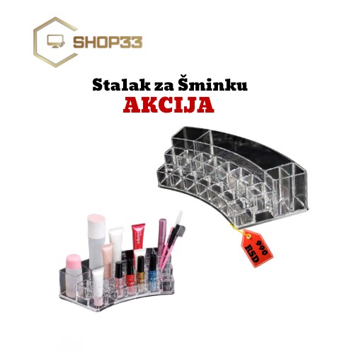 Stalak za Šminku Prozirni