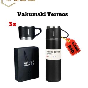 Vakumska Termos Boca sa 3 Šolje