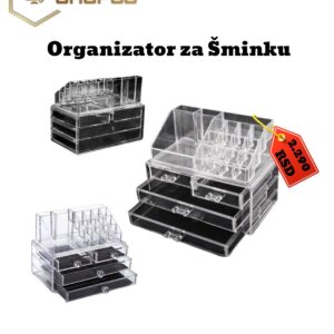 Aparat za Kosu_5 Organizator za Šminku sa 4 Fioke