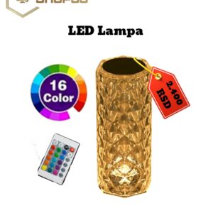 Kristal LED Lampa