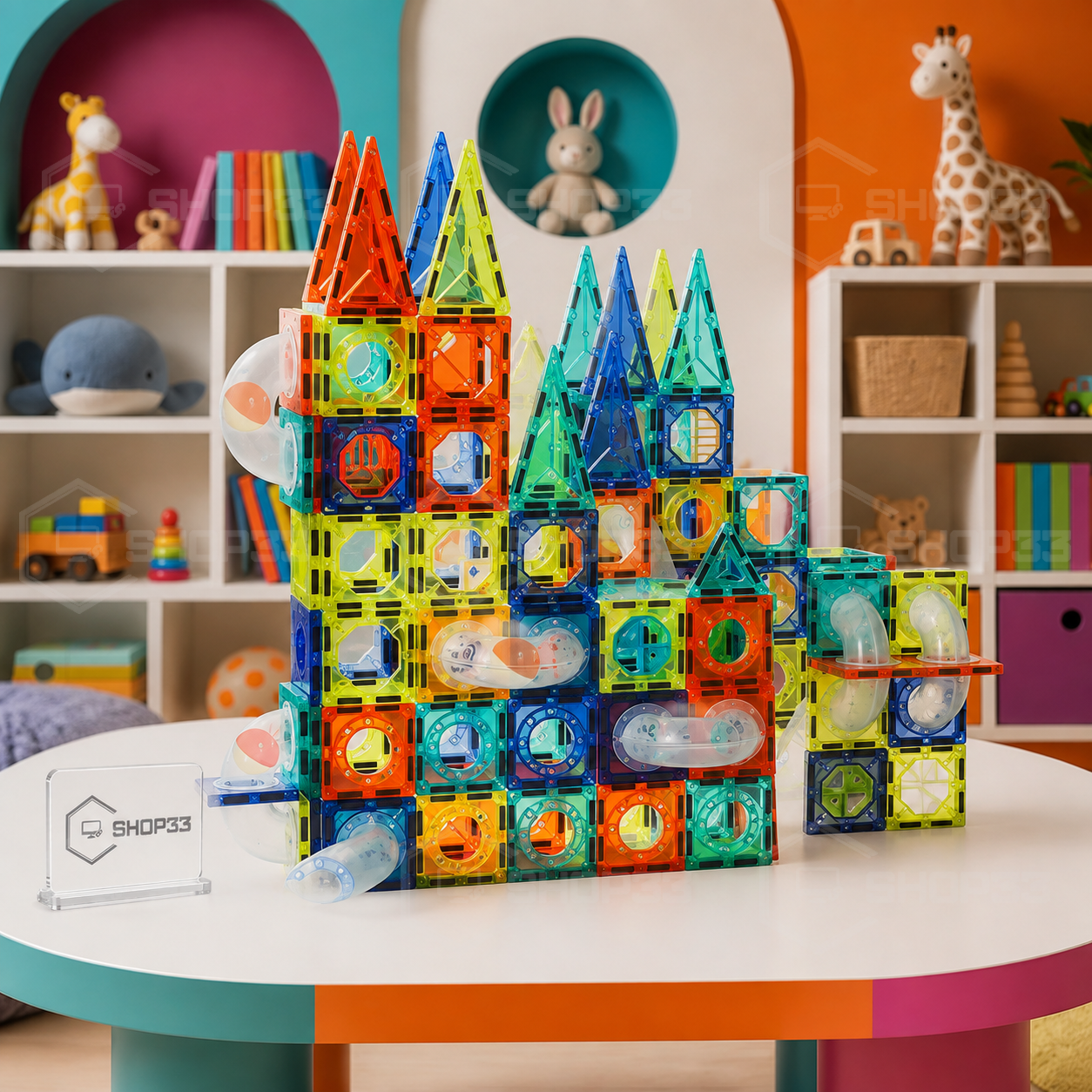 MAGNETIC BUILDING Svetleći Magnetni Set 96 Delova - Image 5