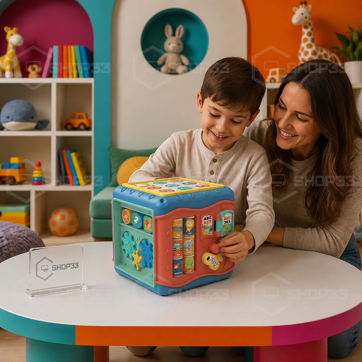 MONTESSORI Edukativna Kocka 8+Aktivnosti - Image 2
