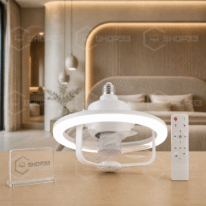 01 LumiFan Luster sa Ventilatorom E27
