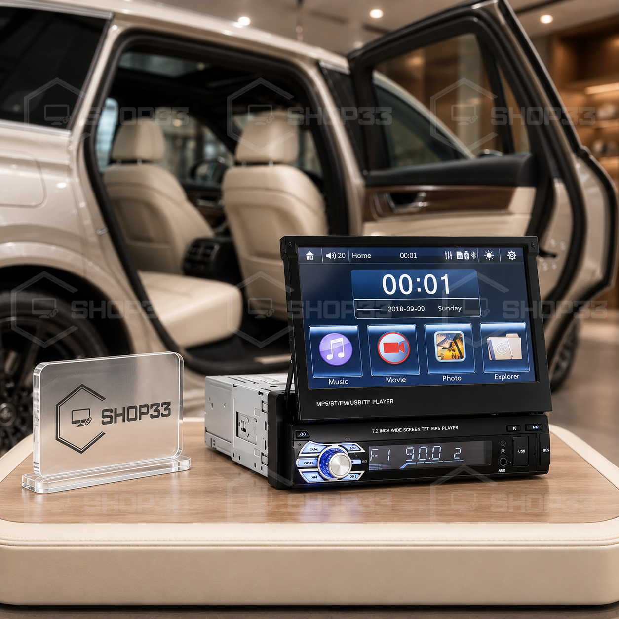 LCD Auto Multimedija na Izvlačenje 7 inča