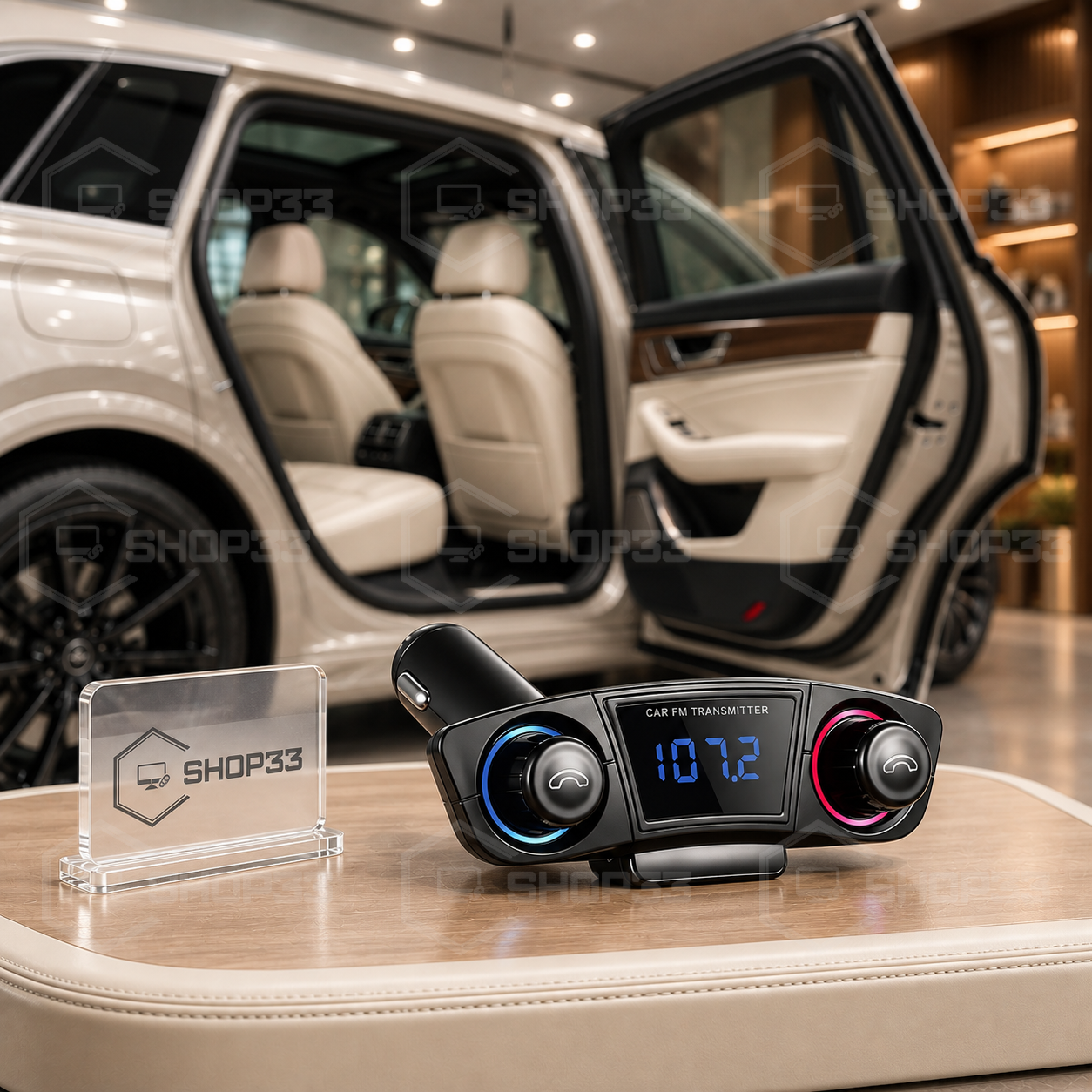 LCD FM Transmiter za Auto Bežični