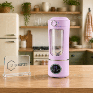 01 LCD Prenosivi Blender Roze USB