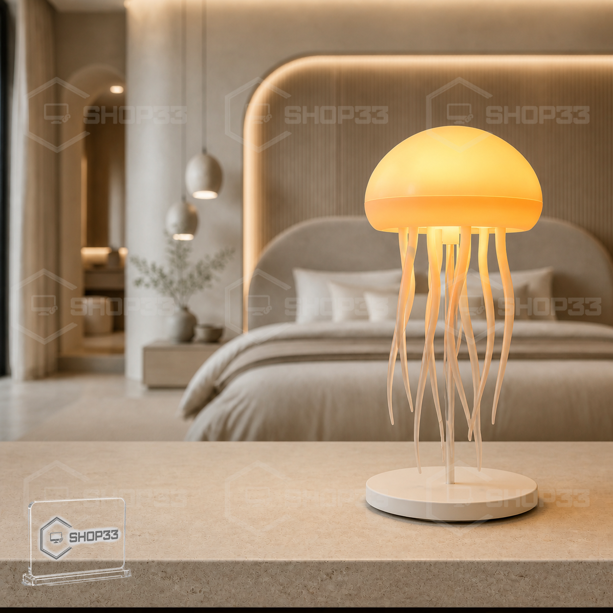 Meduza Lampa sa LED Osvetljenjem - Image 3