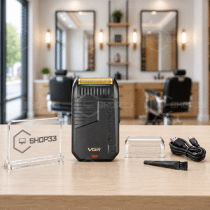 VGR Trimer za Kosu LED IPX7 + USB Kabl