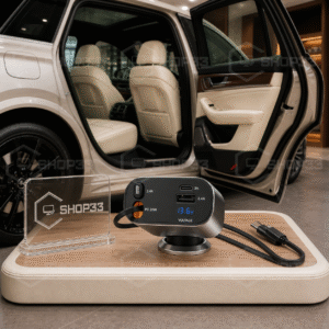 01 Glavna – prednji levi trocetvrtinski 4u1 Auto Punjač sa Uvlačivim Kablovima 60W