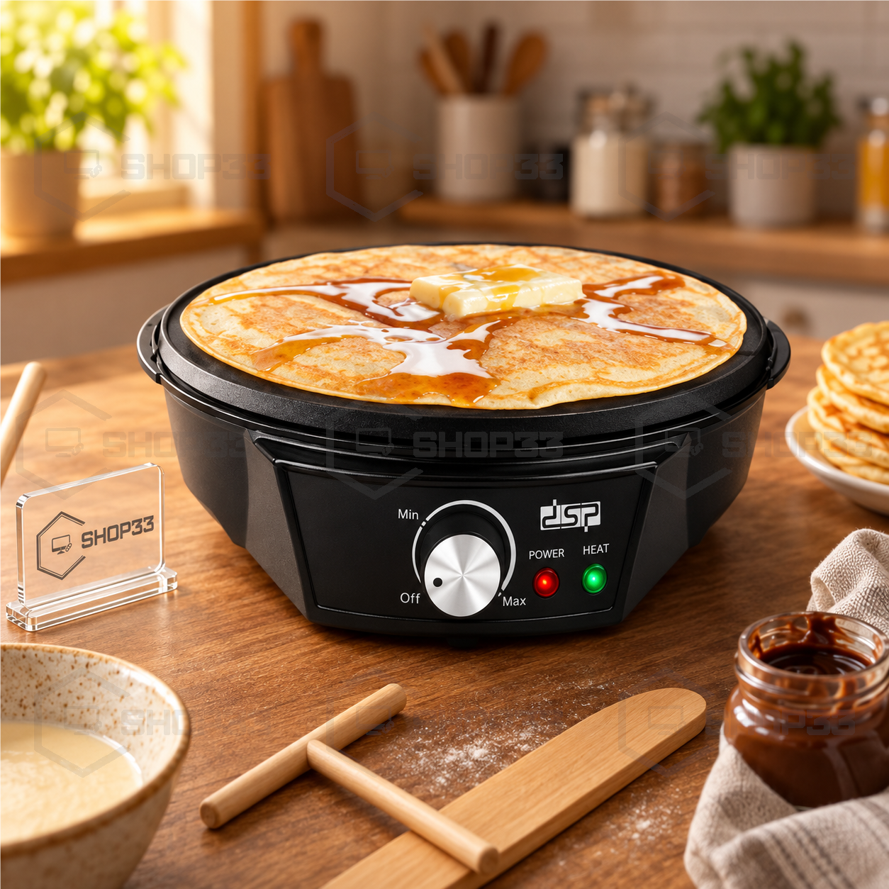 DSP Aparat za Palačinke 30cm 1200W (KC3018) - Image 3