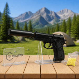 Airsoft Pi&scaron;tolj C19 Metalni + Prigu&scaron;ivač