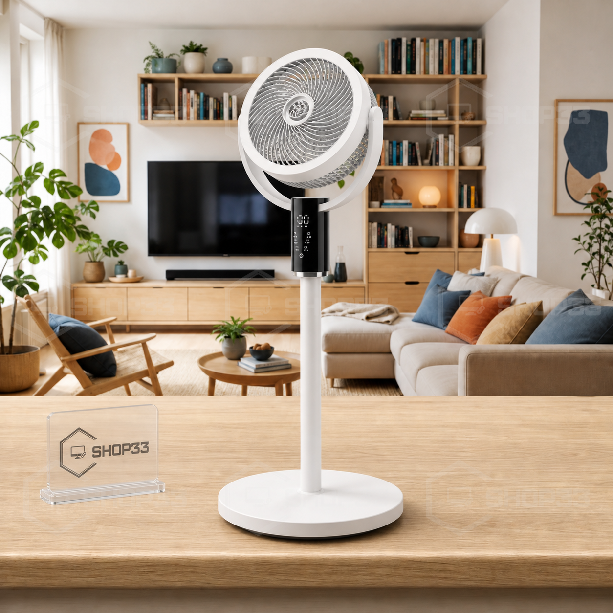F5 Bežični Ventilator sa LED Svetlom - Image 3